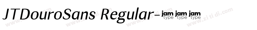 JTDouroSans Regular字体转换